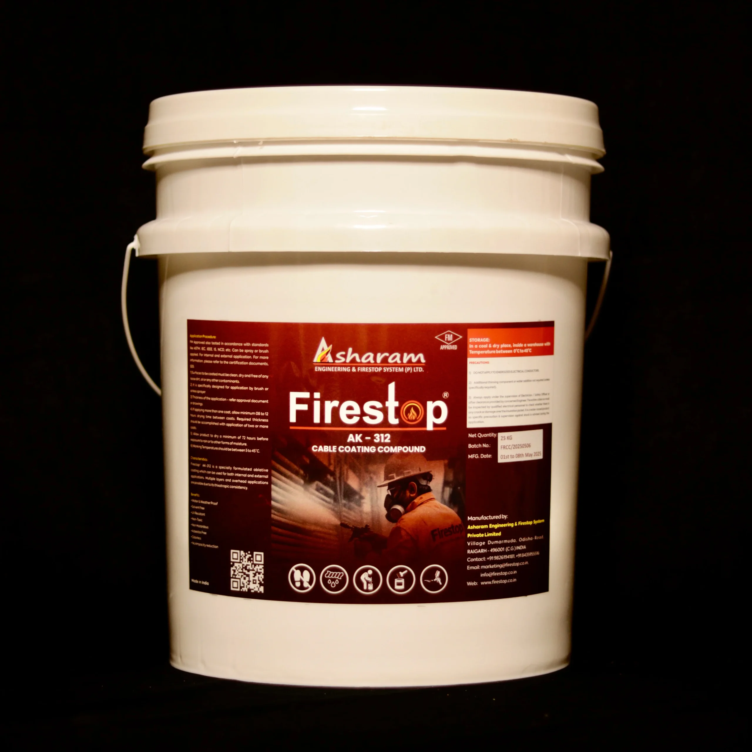 Firestop AK-312 Cable Coating Compound